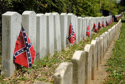 Confederate apologists want us to believe Congress passed a law in 1958 giving Confederate veterans equal status to U.S. veterans. It's not true. (Photo by Mr.TinDC via Flickr.)