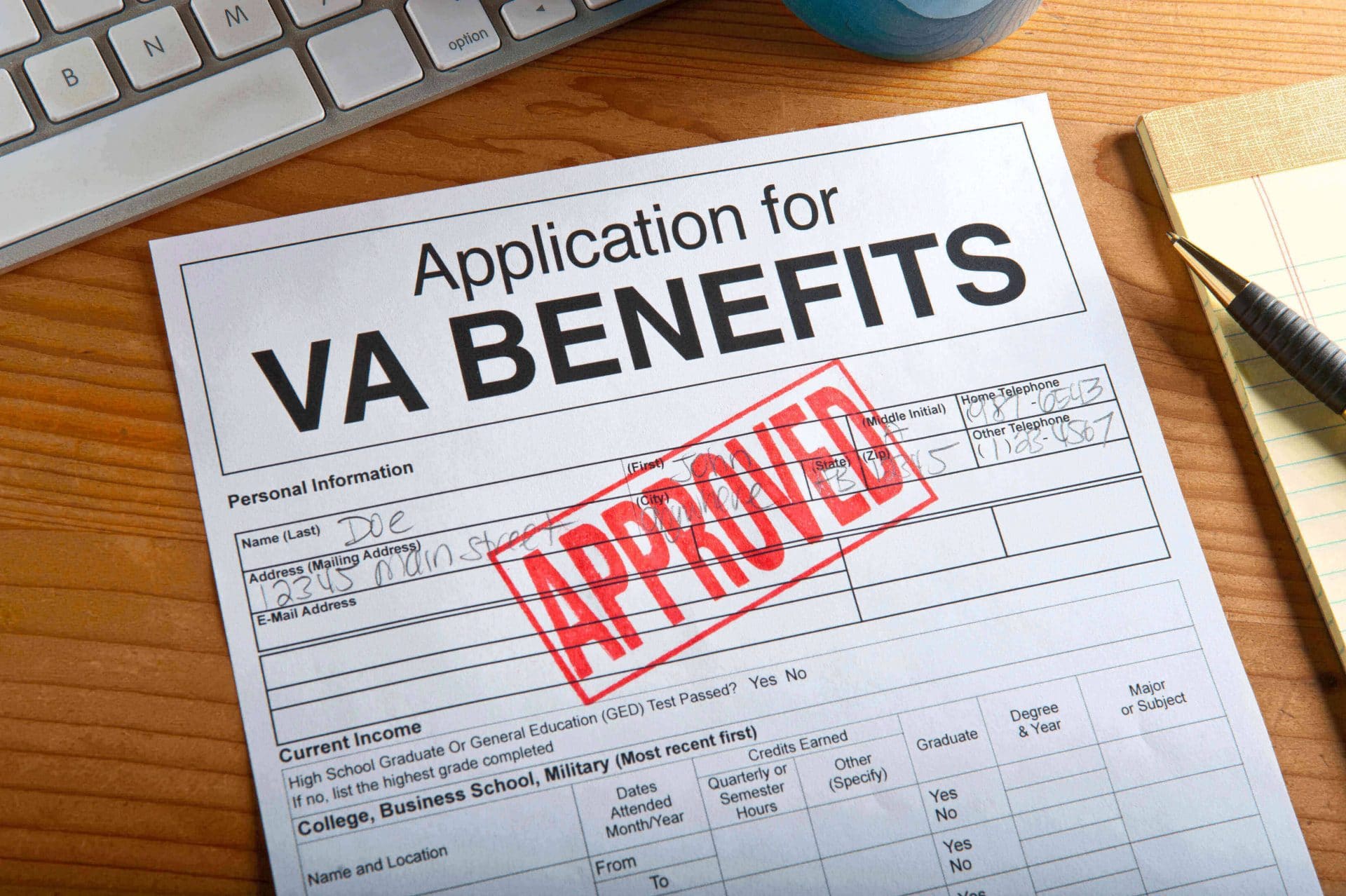 veteran summary of benefits