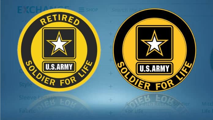 The Army & Air Force Exchange Service will offer Soldier For Life-branded apparel starting this month at 30 PXs and ShopMyExchange.com.