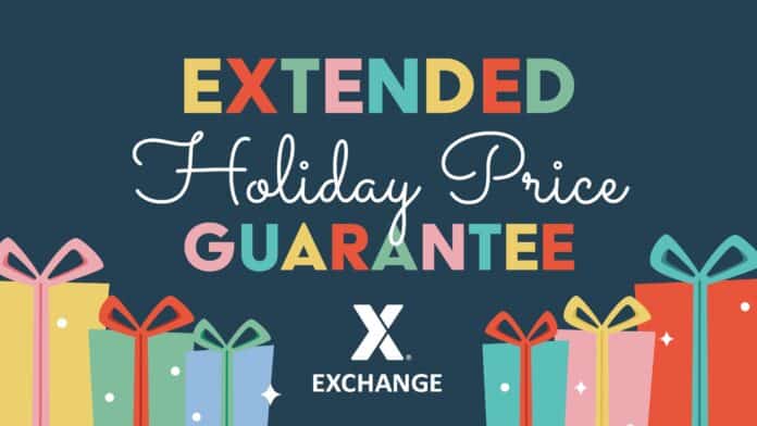 The Army & Air Force Exchange Service is helping military shoppers receive the best value on purchases with an extended holiday price guarantee.