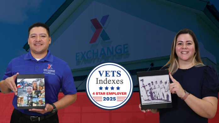 Exchange is a 4-Star VETS Indexes Employer